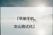 如何彻底抹掉苹果手机的所有内容和设置恢复（一步步教你清除苹果手机上的所有个人数据）