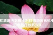 小苏打洗衣机清洗法（用小苏打清洗洗衣机）