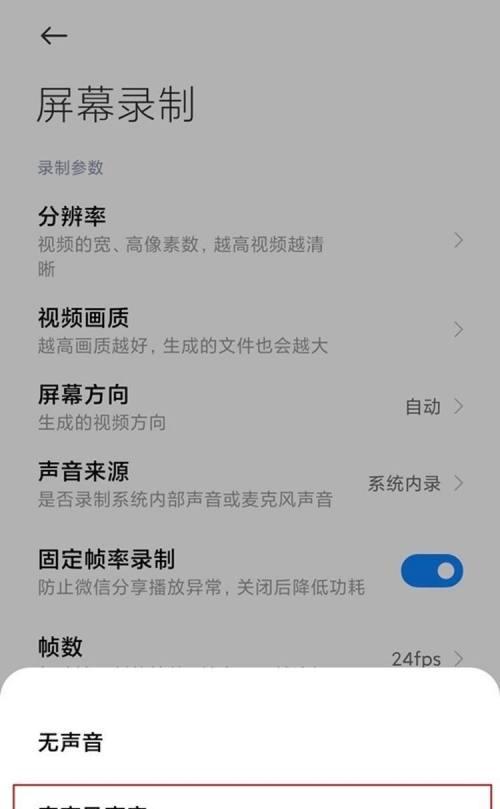手机录屏带声音的方法与技巧（一键实现手机屏幕录制及音频录制，让你的分享更生动）