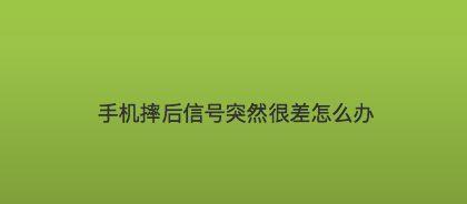 手机信号频繁丢失的原因及解决方法（手机信号不稳定带来的困扰与解决方案）