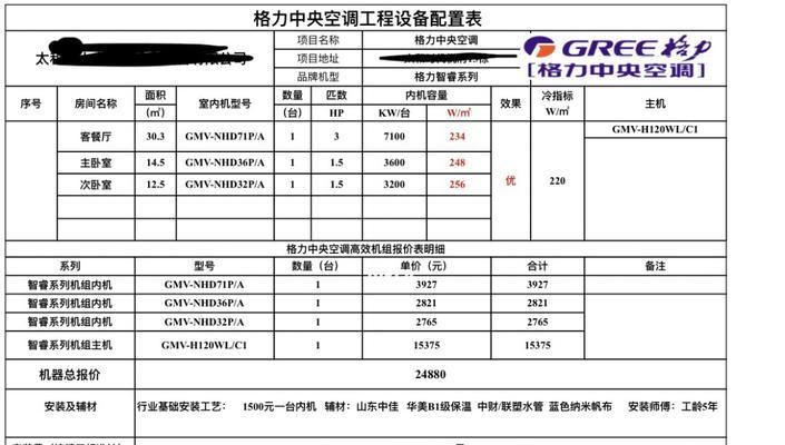 探秘格力E6中央空调的故障代码（解析格力E6中央空调故障代码）