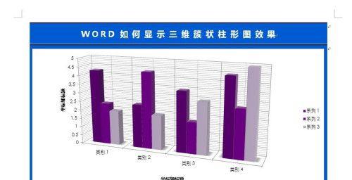 簇状柱形图表的制作方法有哪些（簇状柱形图数据表操作技巧）