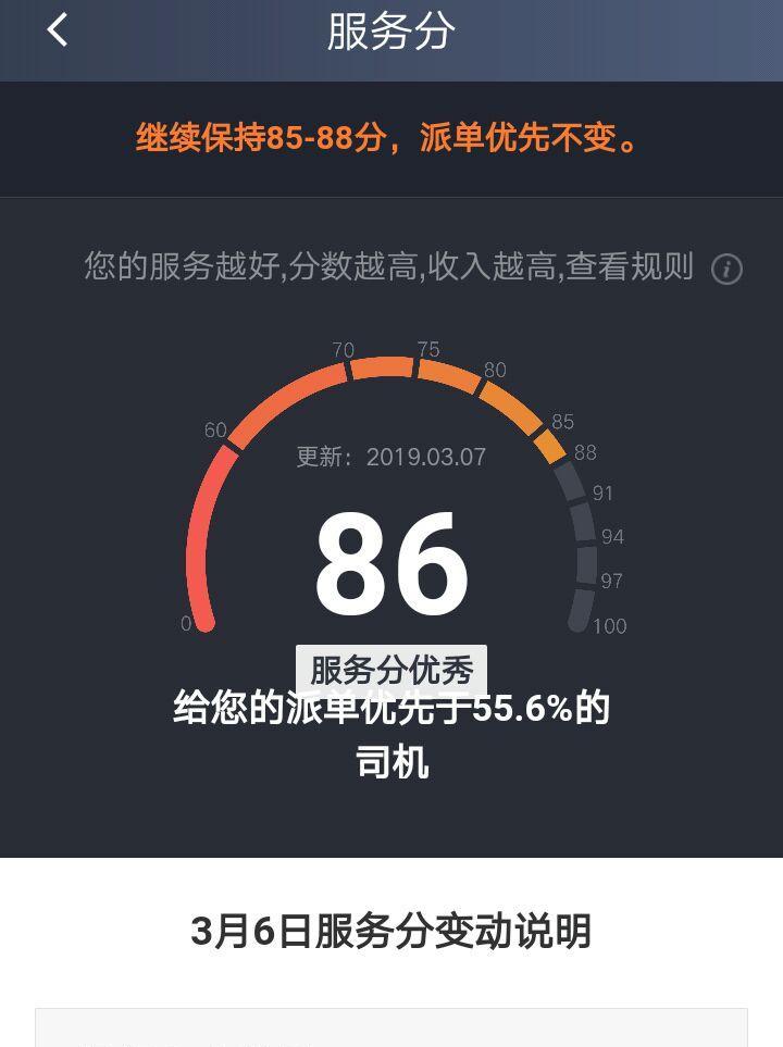 滴滴打车服务分怎么提高（滴滴出行司机真实薪资）