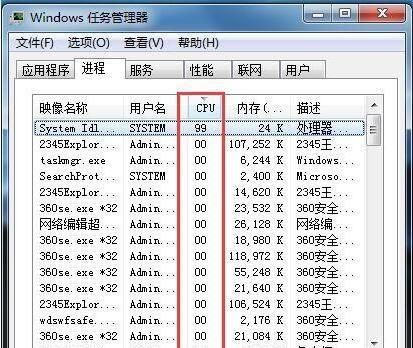 电脑CPU占用率过高的解决措施（有效降低电脑CPU负载）