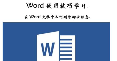 教你如何给Word文档设置脚注（简单操作）