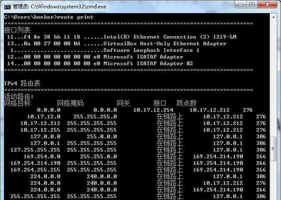 深入理解Linux中的route命令（掌握route命令的使用方法和功能特性）