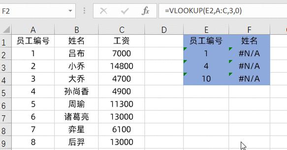 vlookup跨表提取数据公式怎么用？遇到错误提示怎么办？