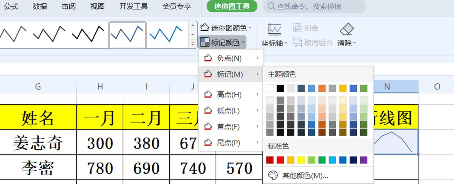 如何用excel制作折线图？步骤是什么？